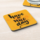 天気の良い日を過して下さい コースター (左側)