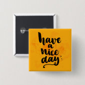 天気の良い日を過して下さい 缶バッジ (正面&裏面)