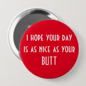 天気の良い日を過して下さい 缶バッジ (正面&裏面)