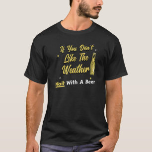 天気もしが好きでないビールの飲み屋 Tシャツ