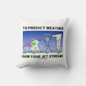 天気を予測するには、ジェットストリームを知っている クッション (正面)