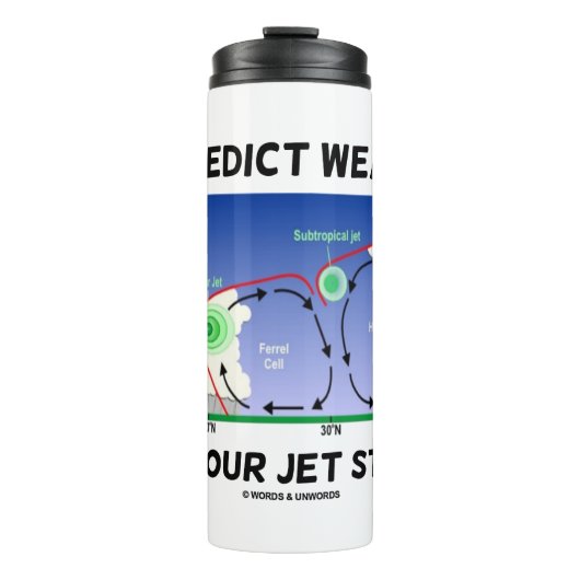 天気を予測するには、ジェットストリームを知っている タンブラー (正面)