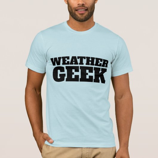 天気ギークTシャツ Tシャツ (正面)