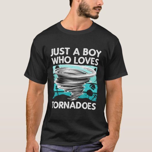天気予報の竜巻Tornado Chaser Tシャツ (正面)