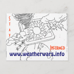 天気予報はがき ポストカード