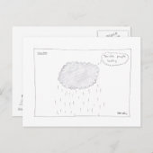 天気予報はがき ポストカード (正面/裏面)