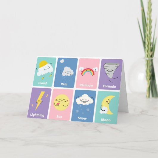 天気予報カード カード (正面)