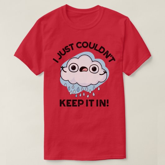 天気予報保に出せおもしろいなかった Tシャツ (デザイン正面)