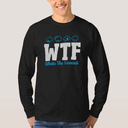 天気予報士 気象予報士 Tシャツ (正面)