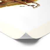 天気予報。アーサー・エルズリーによるクリスマスアート ポスター (角)