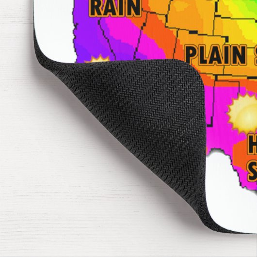 天気予報 マウスパッド (コーナー)