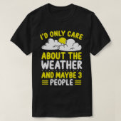 天気予報 Tシャツ (デザイン正面)