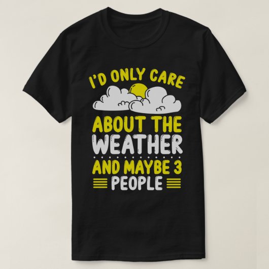 天気予報 Tシャツ (デザイン正面)
