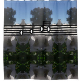 天気付きフラワーシャワー シャワーカーテン