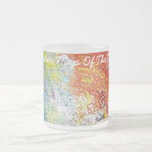 天気図 フロストグラスマグカップ (中央)