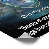 天気引用文 ポスター (角)