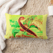 天気魚プリント ランバークッション (ブランケット)