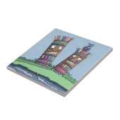 天気鳥梅瓦 タイル (側面)