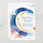 天水彩赤ちゃんシャワー招待状 招待状 (正面/裏面)