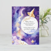 天水彩赤ちゃんシャワー招待状 招待状 (スタンド正面)