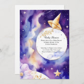 天水彩赤ちゃんシャワー招待状 招待状 (正面/裏面)