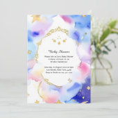 天水彩赤ちゃんシャワー招待状 招待状 (スタンド正面)