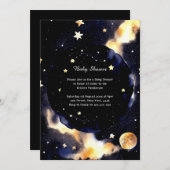 天水彩赤ちゃんシャワー招待状 招待状 (正面/裏面)