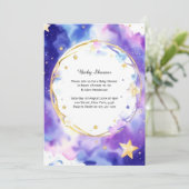 天水彩赤ちゃんシャワー招待状 招待状 (スタンド正面)