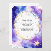 天水彩赤ちゃんシャワー招待状 招待状 (正面/裏面)