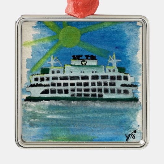 天海を航行すること メタルオーナメント (正面)