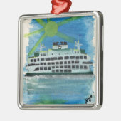 天海を航行すること メタルオーナメント (左)