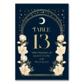 天海軍アエレガントーチアールヌーボー結婚ズ テーブルナンバー (裏面)