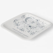 天海軍スターリーナイトムーンブライダルシャワー ペーパープレート (傾斜あり)