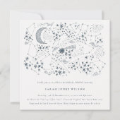 天海軍スターリーナイトムーンブライダルシャワー 招待状 (正面)