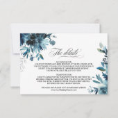 天海軍フローラ結婚詳細挿入カード 招待状 (正面)