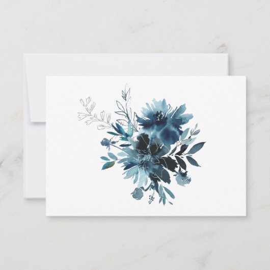 天海軍フローラ結婚詳細挿入カード 招待状 (裏面)