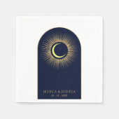 天海軍ブルーアーチミスティックサンムーン スタンダードカクテルナプキン (正面)