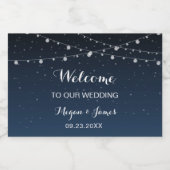 天海軍ブルースターズウェルカム スパークリングワインラベル (シングルラベル)