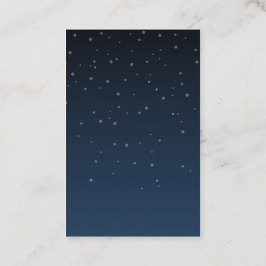 天海軍ブルースターズ結婚のバブルワンドラベル 名刺 (裏面)