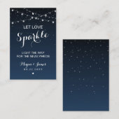 天海軍ブルースターズ結婚スパーカーラベル 名刺 (正面/裏面)