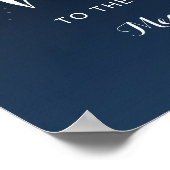 天海軍ブルースターリーナイト結婚の歓迎 ポスター (角)