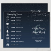 天海軍ブルースターリーナイト結婚式 プログラム (正面/裏面)