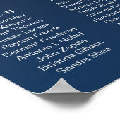 天海軍ブルースター結婚ズの座席表 ポスター (角)