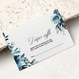 天海軍ブルーフローラおむつラッフル エンクロージャーカード