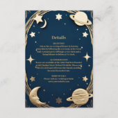 天海軍金ゴールド三日月結婚月 エンクロージャーカード (正面)