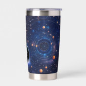 天渦 保温保冷タンブラー (左面)