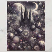 天測ゴシック様式のヴァレンティススクラップブック紙 (正面)