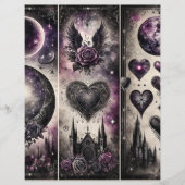 天測ゴシック様式のヴァレンティススクラップブック紙 (正面)