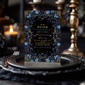 天測ゴシック金ゴールド及びサファイアパーティー 招待状