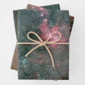 天測包紙- 3枚、3デザイン ラッピングペーパーシート (インサイチュ)